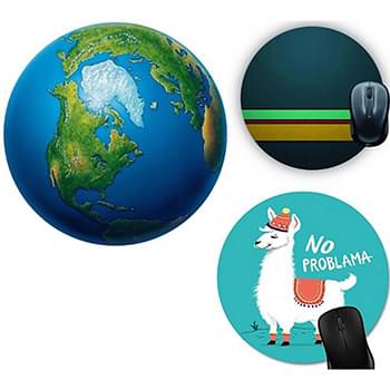 Full Color Round Mouse Pads