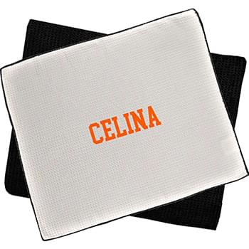 15" x 18" Polyester Waffle Weave Sports Towel