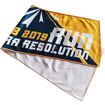12" x 31.5" Sublimated Mesh Cooling Towel
