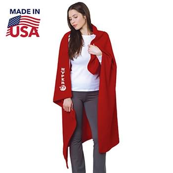 48? X 60? USA-Made Pre-Shrunk Stadium Fleece Blanket
