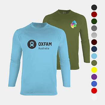 Men’s Long Sleeve Performance Crew Neck T-Shirt