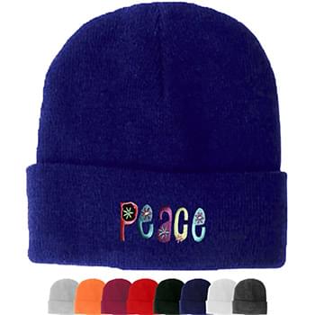 Premium Long Beanie Caps USA Decorated