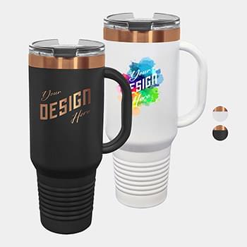 40 oz Polar Camel® Stainless Steel Insulated Ion Plated Travel Mug