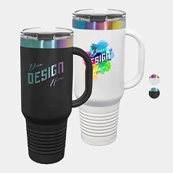 40 oz Polar Camel® Stainless Steel Insulated Prism Ion Plated Travel Mug