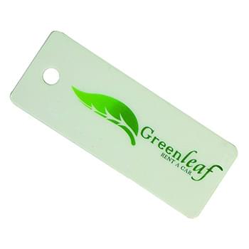 3.25"W x 1.25"H Long Key Tag