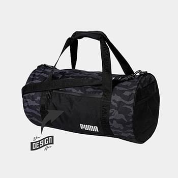 PUMA® Camo Golf Barrel Duffel Bag