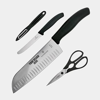 Victorinox® - Swiss Army German Made 4-Piece Kitchen Knife Set
