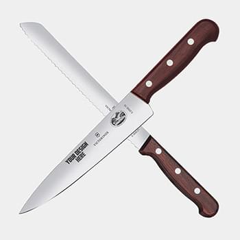 Victorinox® - Swiss Army German Made 2-Piece Wood Kitchen Knife Set