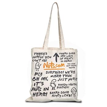 Full Bleed Convention Canvas Tote Bag 15" x 16" Tote Bags